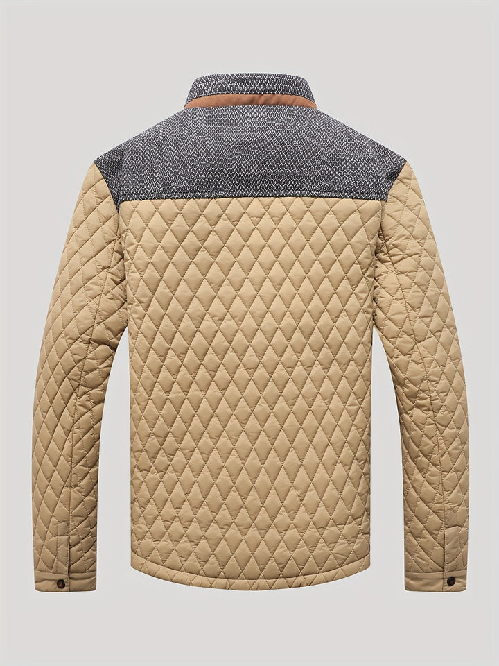 Eden | Veste coupe-vent élégante avec motif Argyle élégant