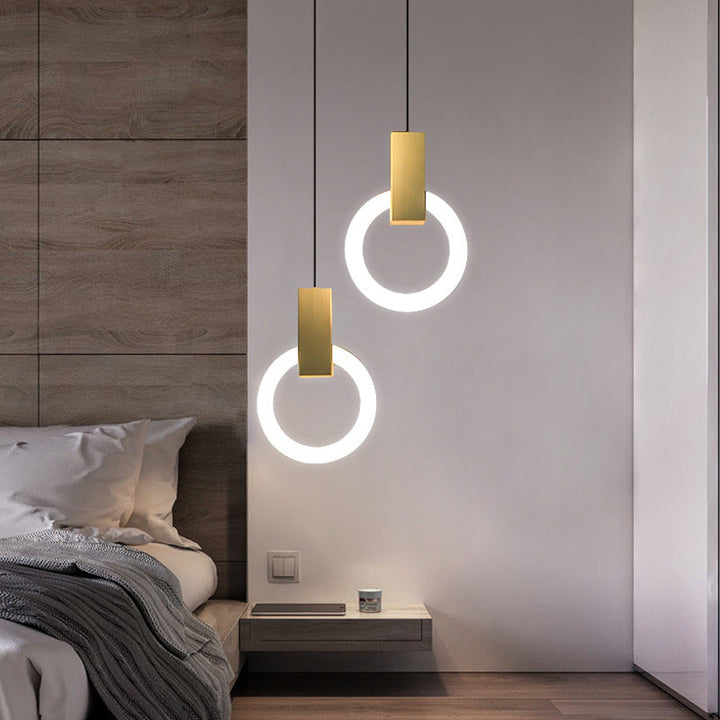 Elégante lampe pendante LED nordique
