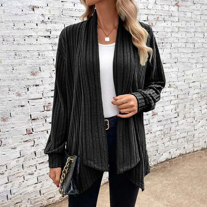 Cardigan décontracté en tricot chic
