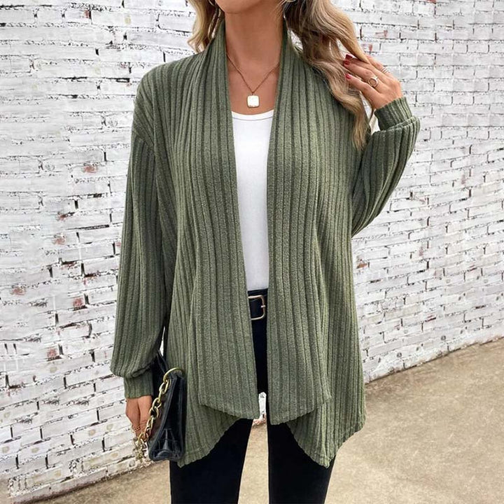 Cardigan décontracté en tricot chic