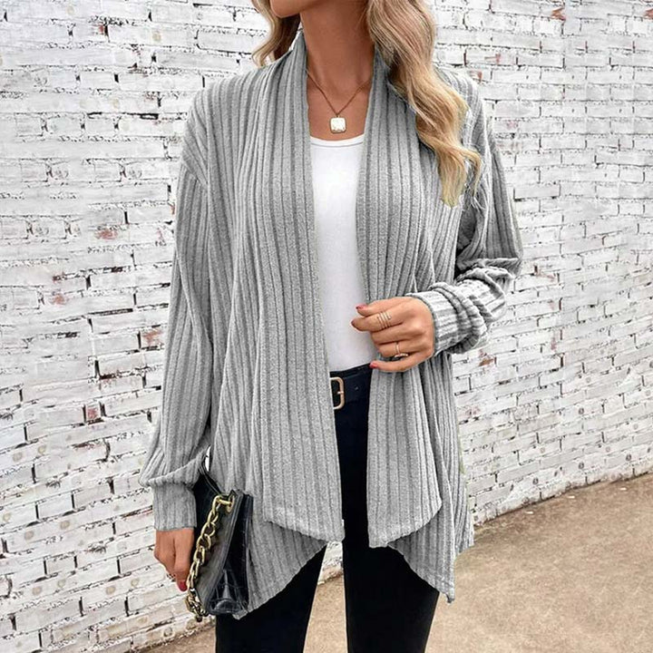 Cardigan décontracté en tricot chic