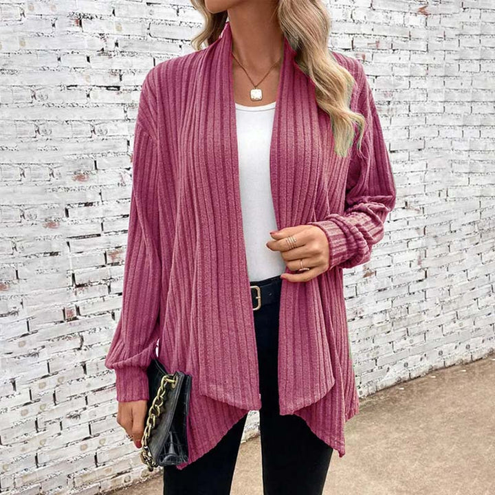 Cardigan décontracté en tricot chic