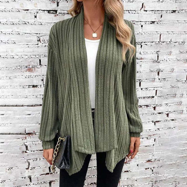 Cardigan décontracté en tricot chic