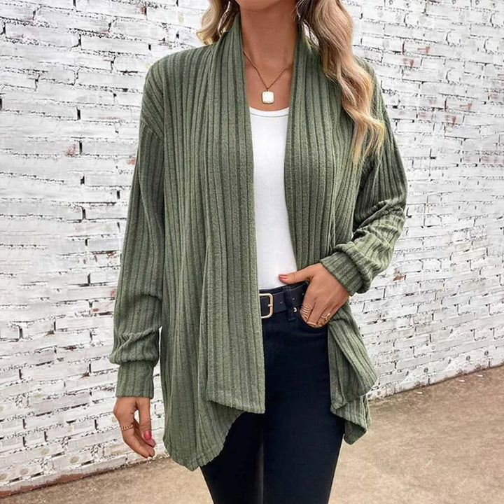Cardigan décontracté en tricot chic