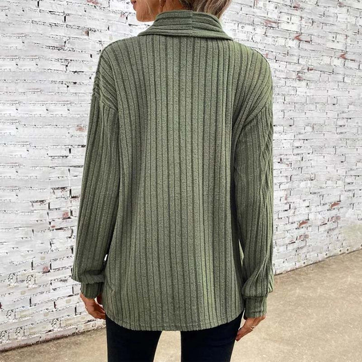Cardigan décontracté en tricot chic