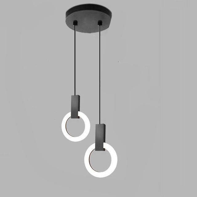 Elégante lampe pendante LED nordique