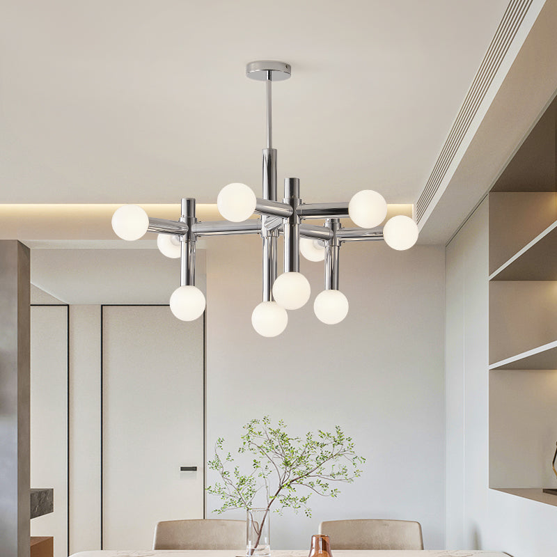 Lustre scandinave moderne en verre pour une atmosphère élégante