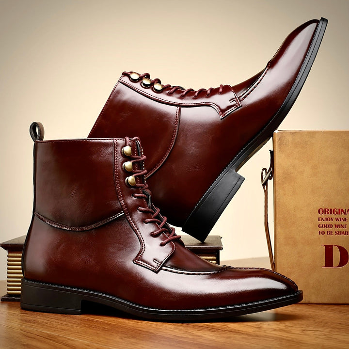 Nash Oxford Leather Ankle Boots - L'élégance intemporelle pour toutes les occasions
