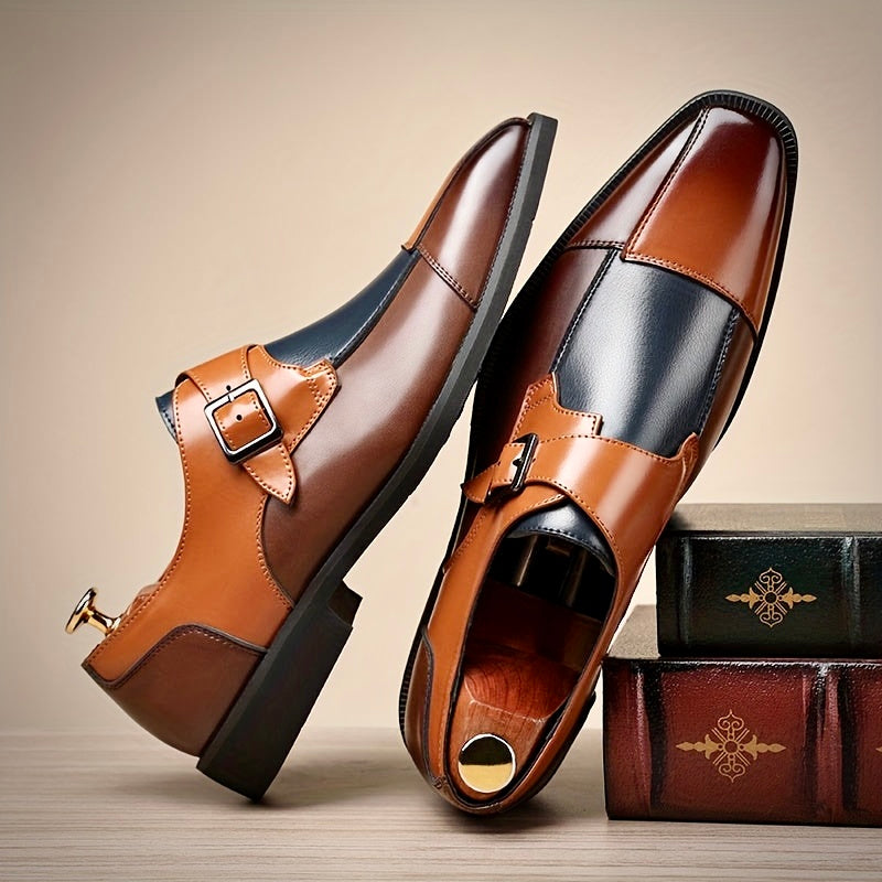 Quinlan Single Monk Strap Shoes pour une élégance sans faille