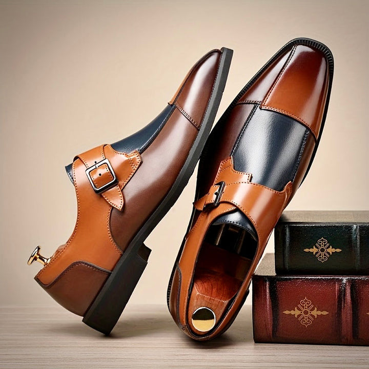Quinlan Single Monk Strap Shoes pour une élégance sans faille