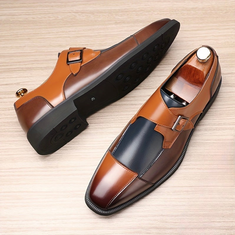 Quinlan Single Monk Strap Shoes pour une élégance sans faille