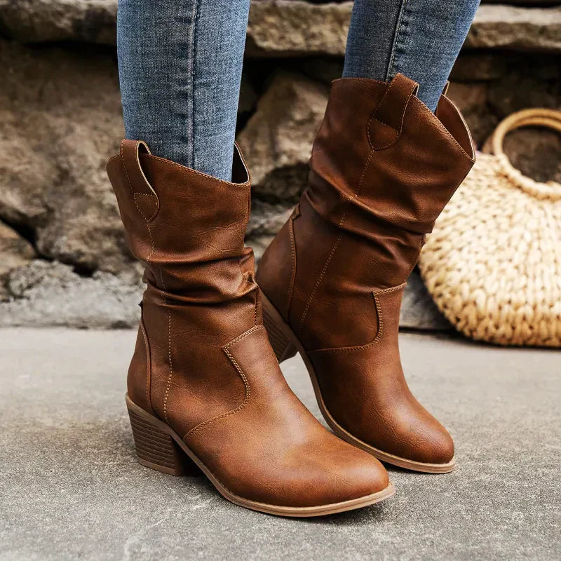 Arryn - Bottes de cow-boy élégantes pour femmes au charme intemporel