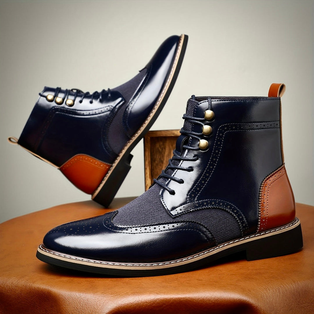 Bottes en cuir Oxford Hawk Premium pour un confort élégant
