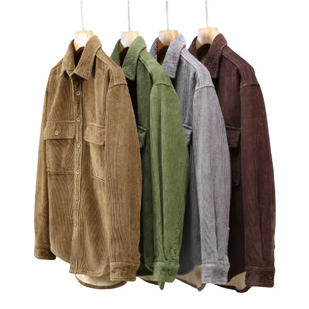 Manteau de printemps en velours côtelé pour hommes - Alex Collection