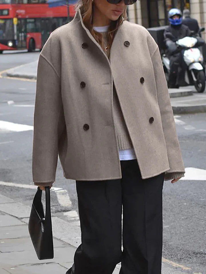 AINIAH - Blazer chic à double boutonnage pour une élégance sans faille