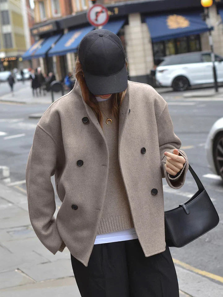 AINIAH - Blazer chic à double boutonnage pour une élégance sans faille