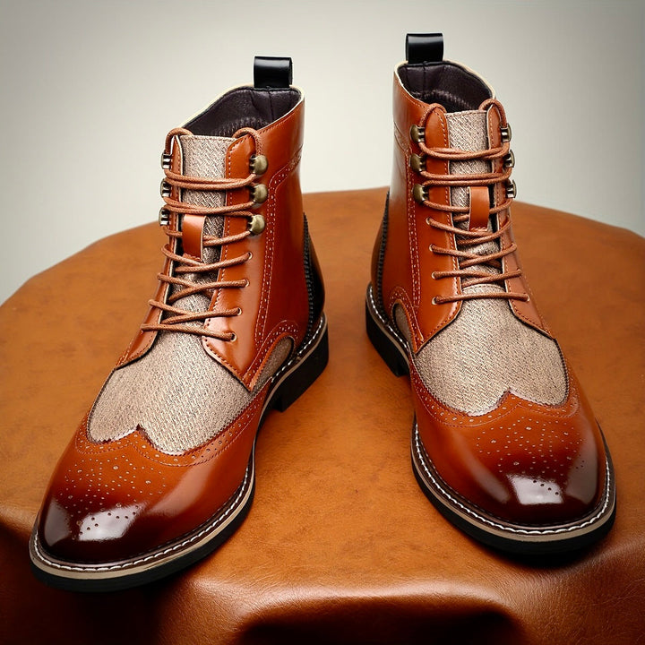 Bottes en cuir Oxford Hawk Premium pour un confort élégant
