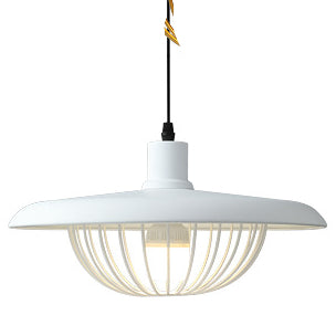 Lampes suspendues élégantes à l'aspect boisé