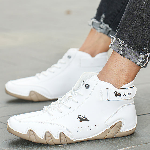 Decks | Chaussures de luxe antidérapantes pour pieds nus en cuir véritable pour un confort ultime (unisexe)