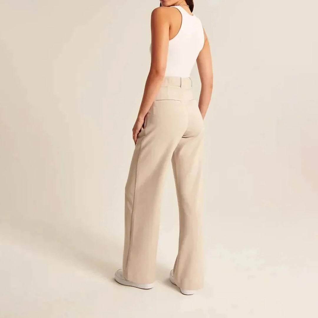 CELINA - Pantalon taille haute tendance pour un look sophistiqué