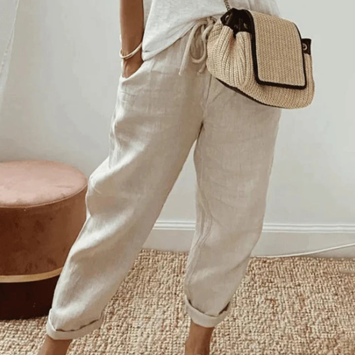 MARTINA - Pantalon élégant et confortable avec cordon de serrage facile à ajuster