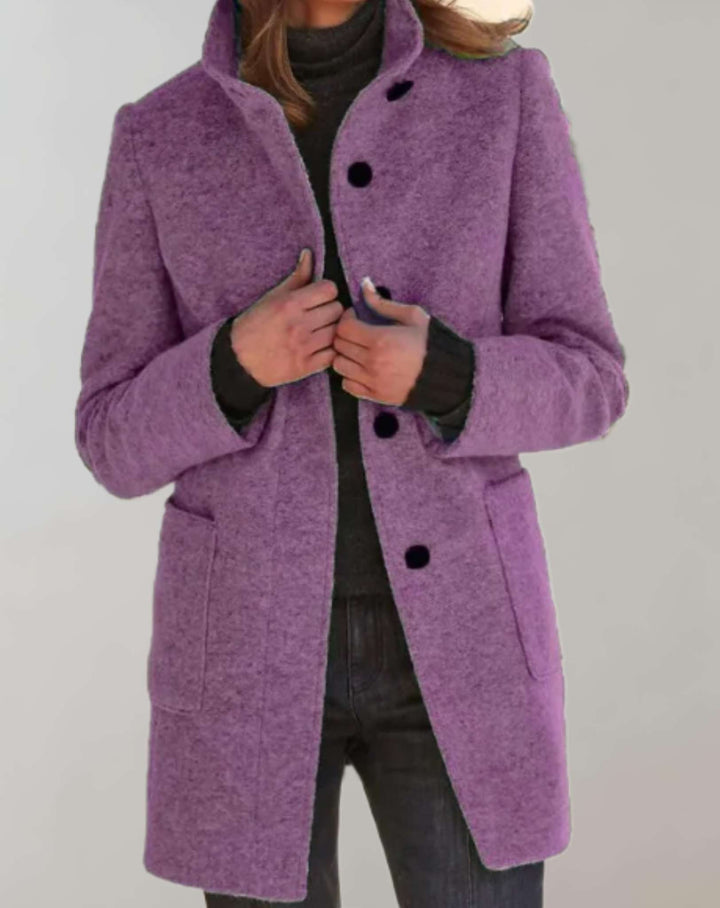 Nienke | Manteau d'hiver stylé à col moyen pour femmes