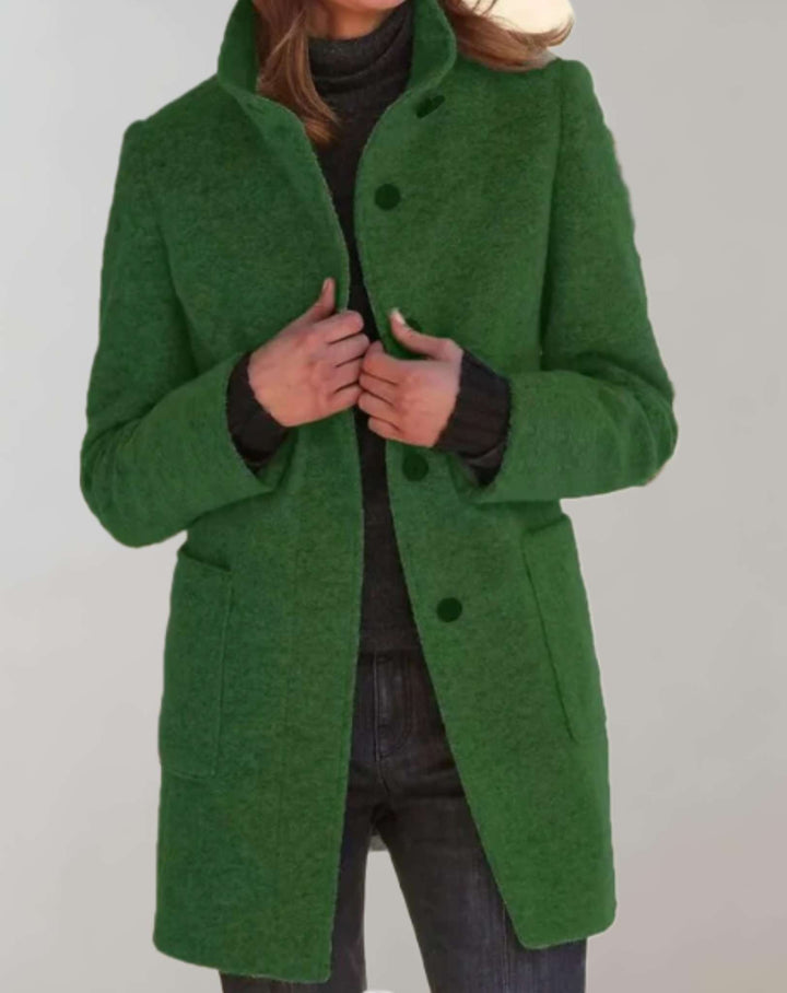 Nienke | Manteau d'hiver stylé à col moyen pour femmes