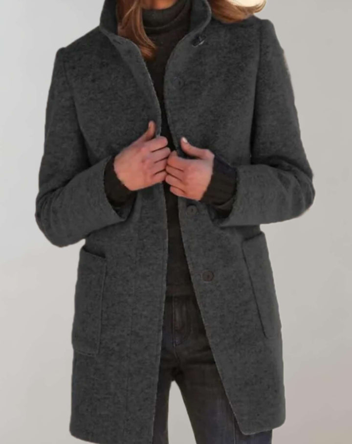 Nienke | Manteau d'hiver stylé à col moyen pour femmes