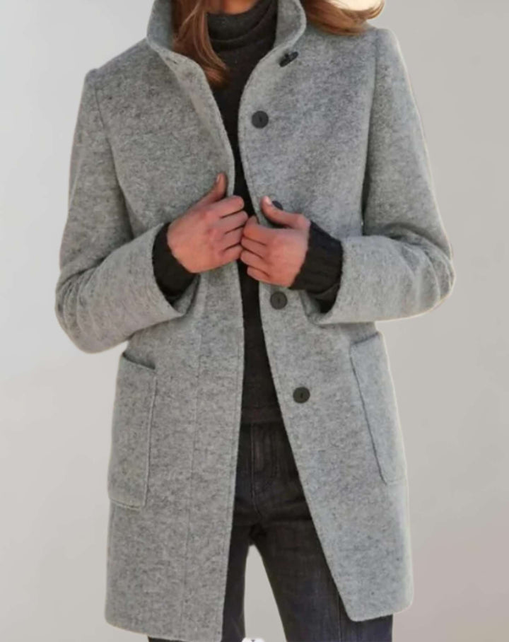 Nienke | Manteau d'hiver stylé à col moyen pour femmes