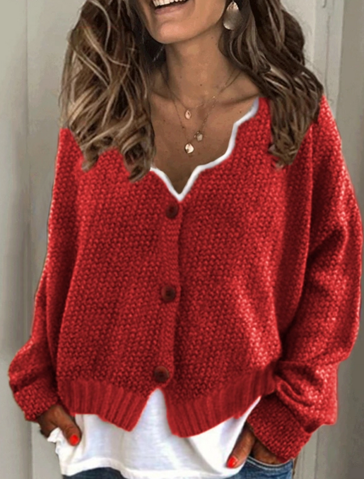 Ellaine - Cardigan en maille élégant et confortable pour toutes les occasions