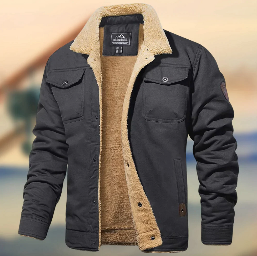 Julian | Veste d'hiver de luxe avec doublure polaire confortable