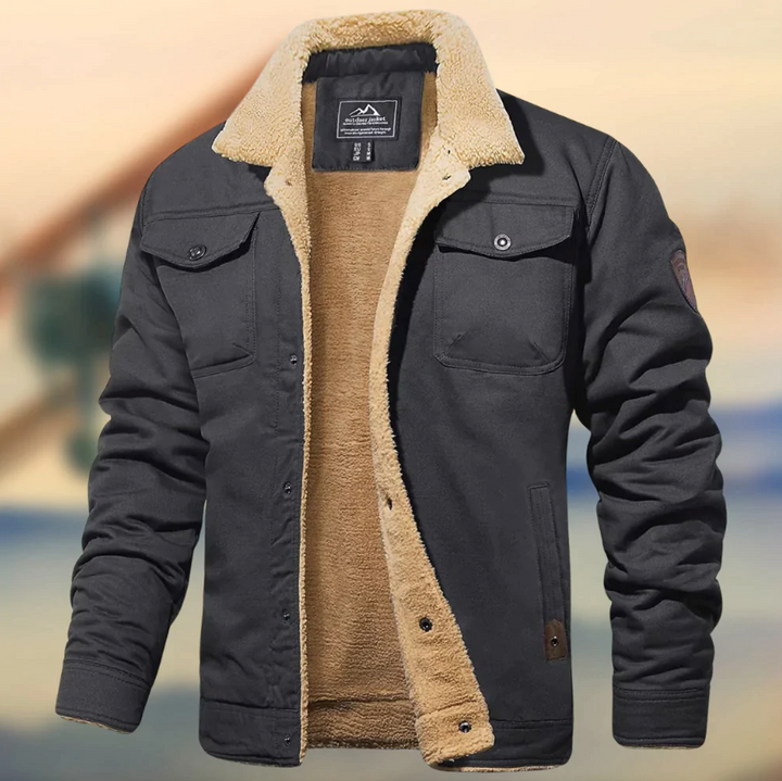 Julian | Veste d'hiver de luxe avec doublure polaire confortable