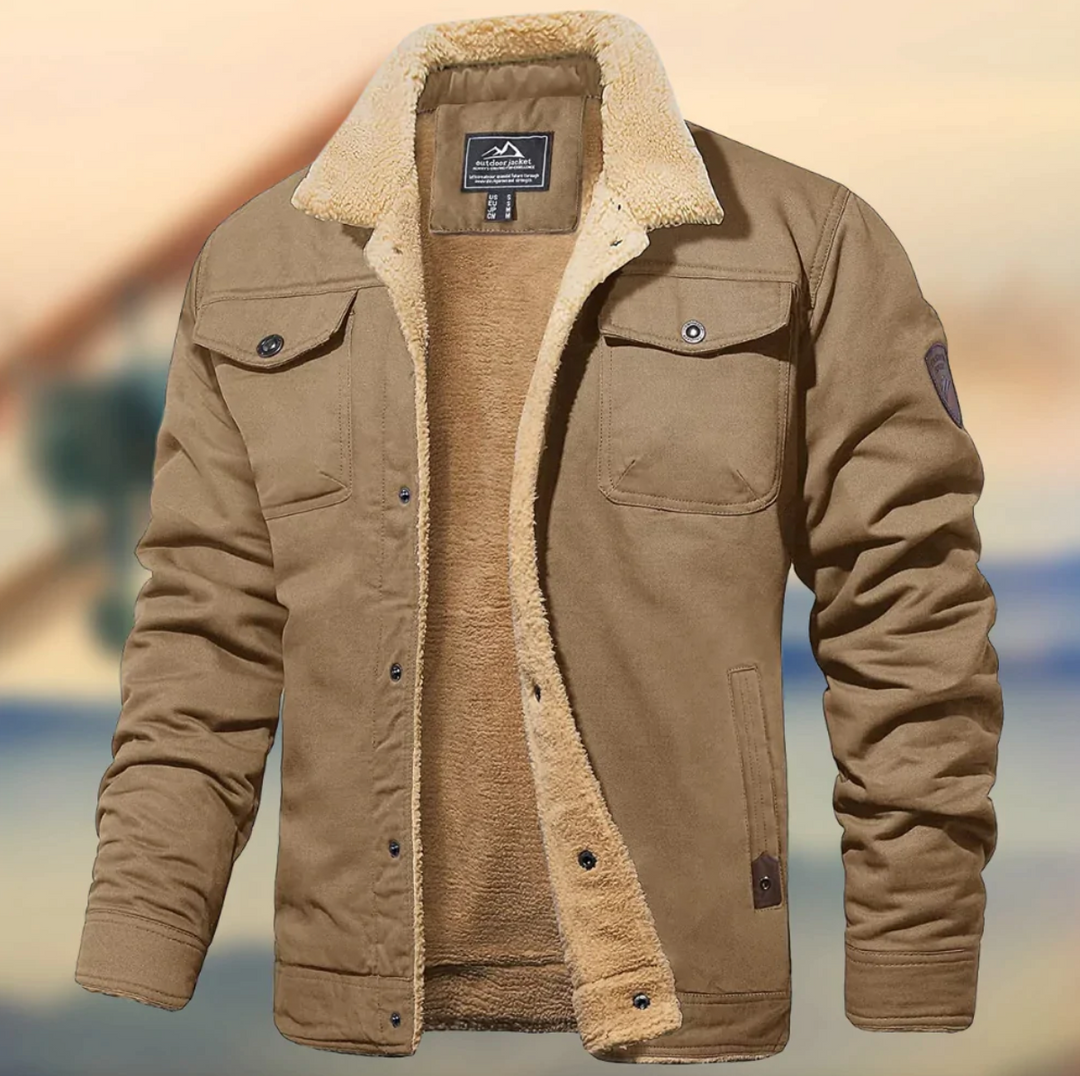 Julian | Veste d'hiver de luxe avec doublure polaire confortable
