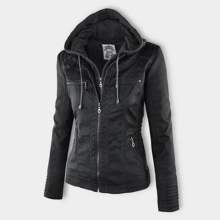 Leonie | Veste en cuir femme élégante pour un look sophistiqué