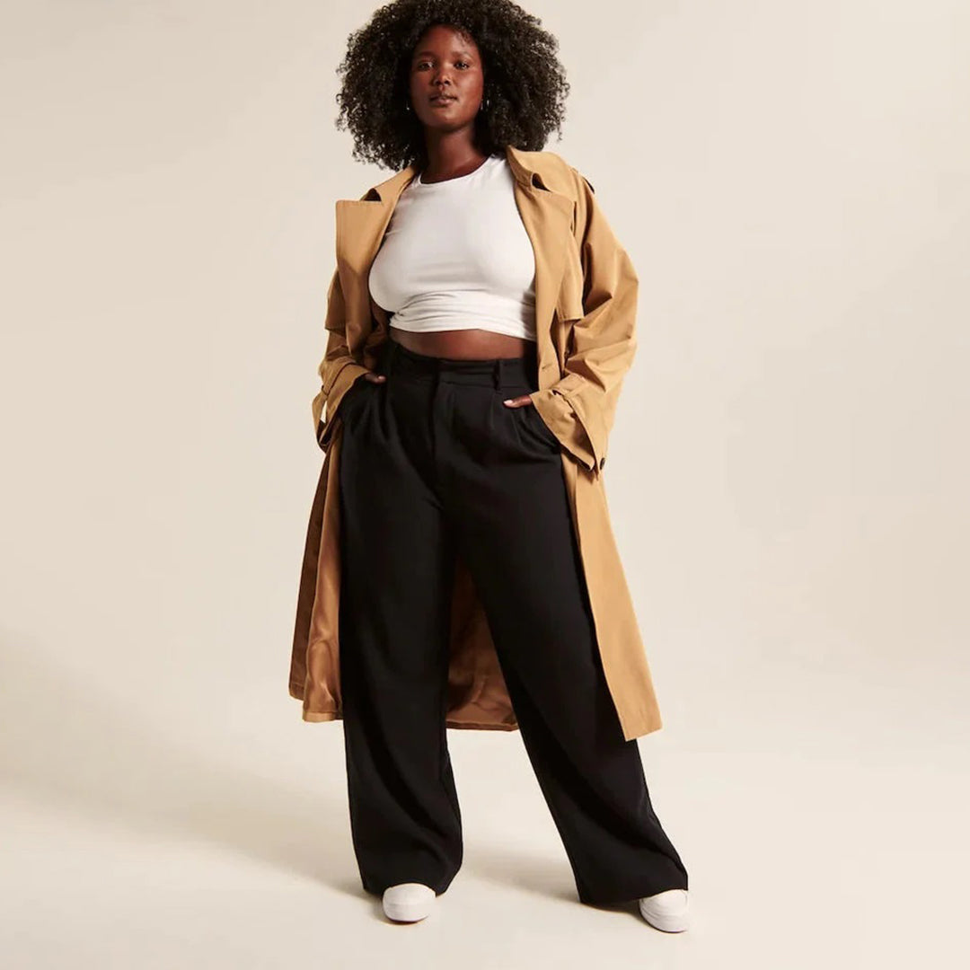 CELINA - Pantalon taille haute tendance pour un look sophistiqué