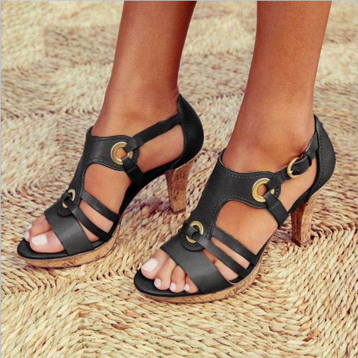 Sandales féminines élégantes à talons hauts - Collection Lisa