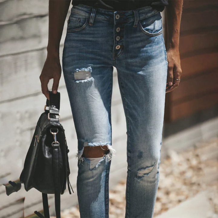 LISELOTTE - Jeans déchirés élégants pour femmes