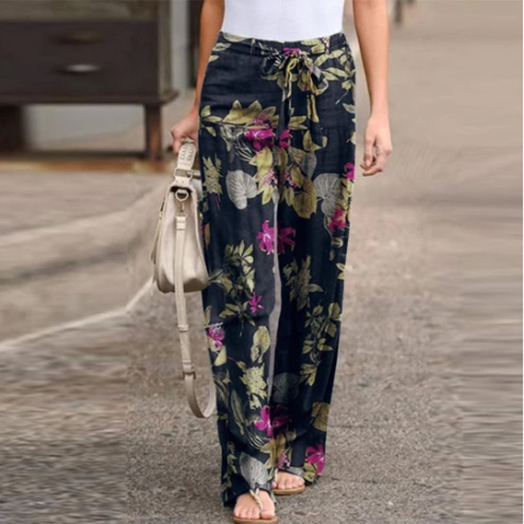 PANNA - Pantalons froissés luxueux et confortables