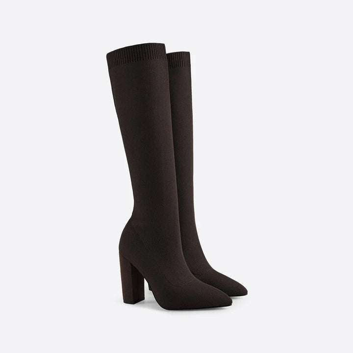 Davina - Bottes hautes élégantes pour la femme soucieuse de son style