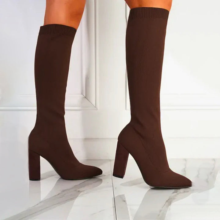 Davina - Bottes hautes élégantes pour la femme soucieuse de son style