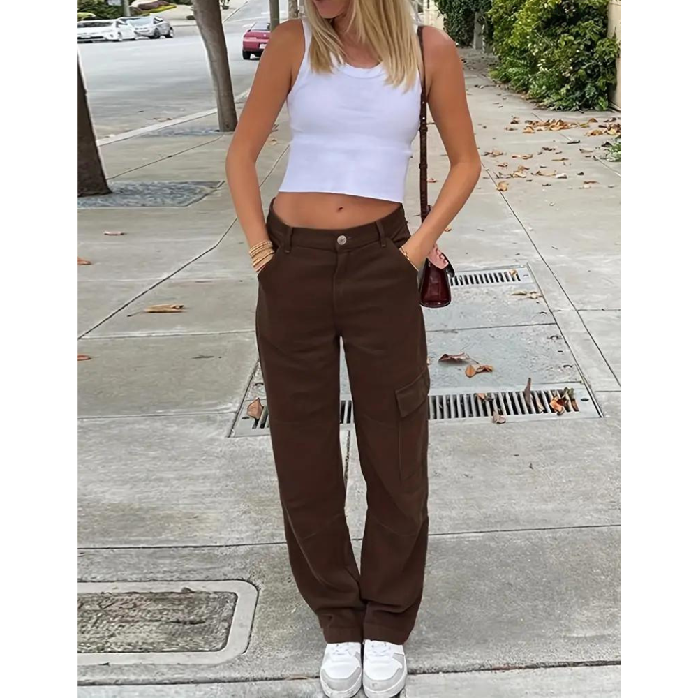SENJA - Pantalon cargo tendance pour femmes pour un look décontracté