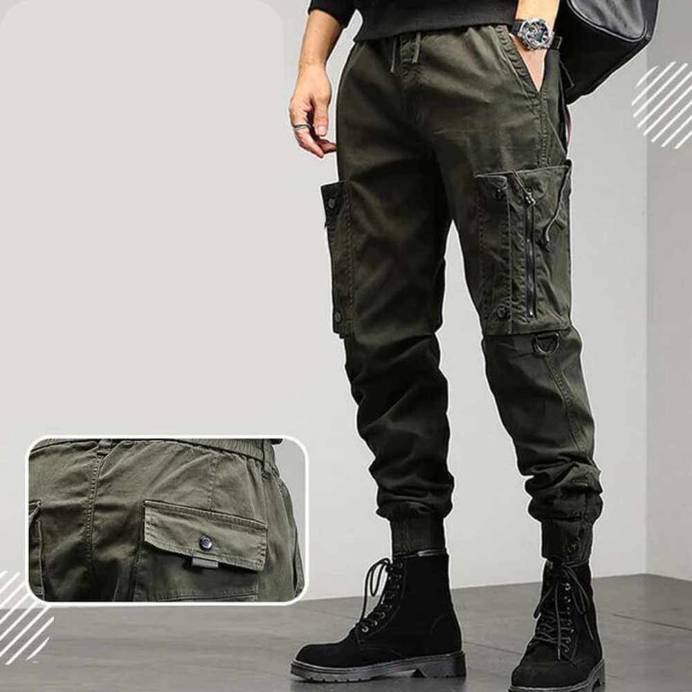LIAS - Pantalon cargo élégant et décontracté