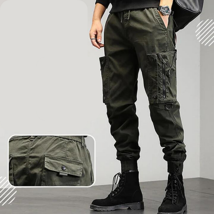 LIAS - Pantalon cargo élégant et décontracté