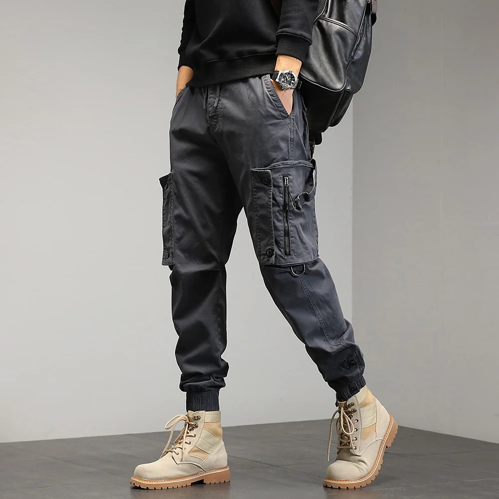 LIAS - Pantalon cargo élégant et décontracté