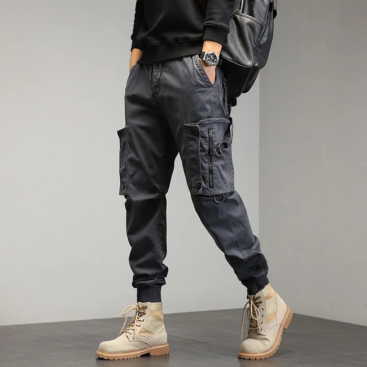 LIAS - Pantalon cargo élégant et décontracté