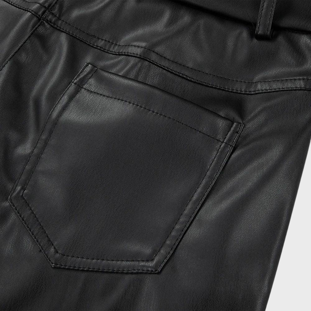Jaska - Pantalon en cuir parfaitement ajusté