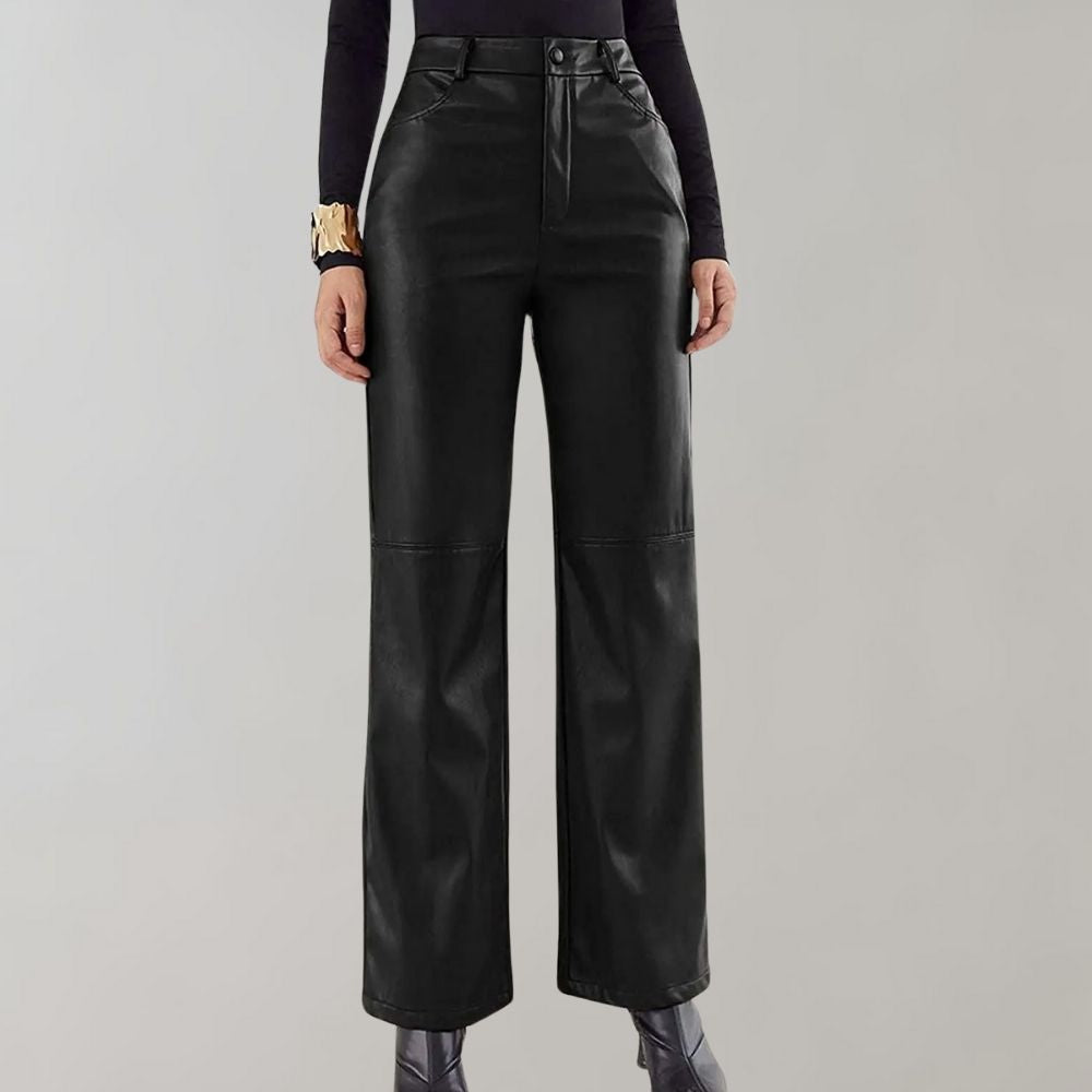 Jaska - Pantalon en cuir parfaitement ajusté