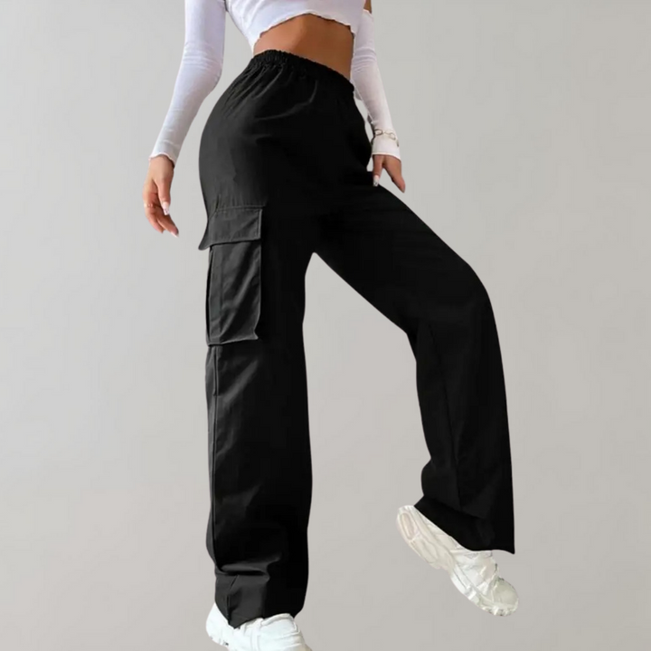Marjo - Pantalon cargo droit élégant pour femmes