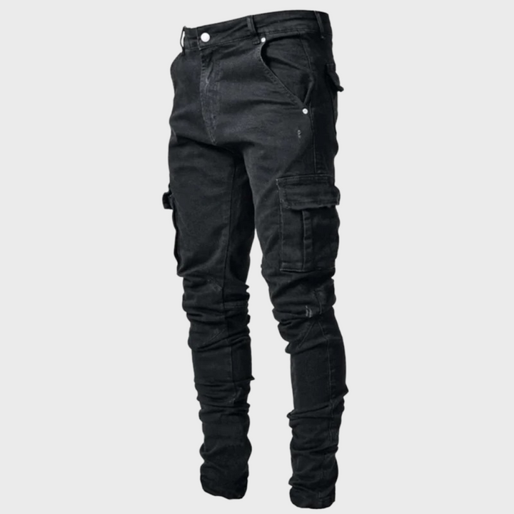 Jakki - Jeans décontractés super extensibles pour hommes