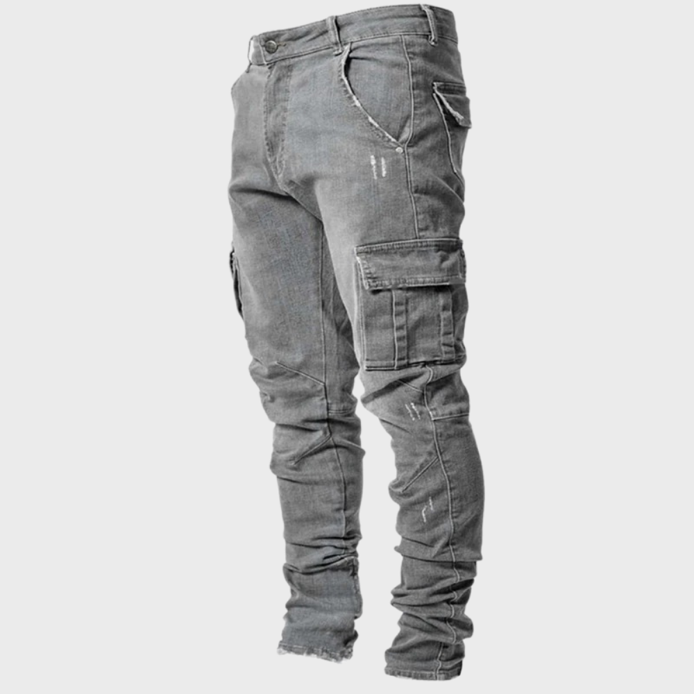 Jakki - Jeans décontractés super extensibles pour hommes